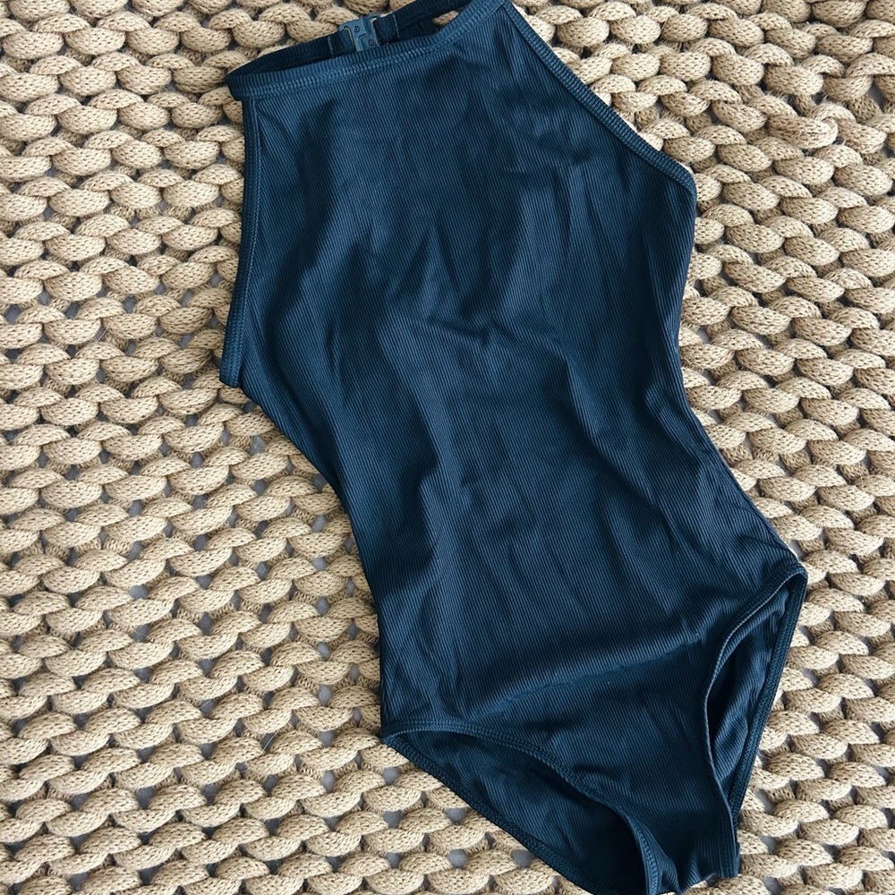 Danz N Motion Ribbed Black Leotard